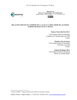 Artigo 5 &ndash; Relacionamento da Cooperativa na