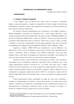 A CULTURA DA SOJA - departamento de produ&ccedil;&atilde;o vegetal
