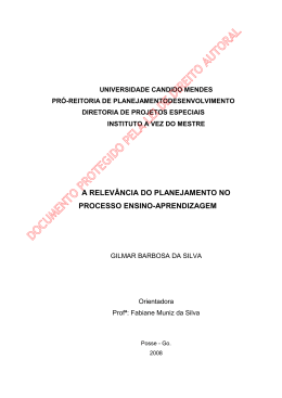 Gilmar Barbosa da Silva - AVM Faculdade Integrada