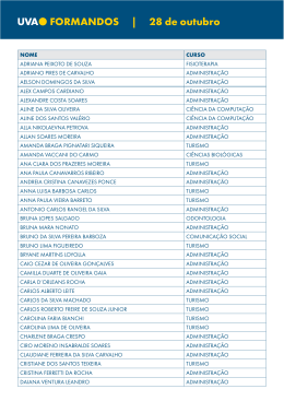 [] FORMANDOS | 28 de outubro