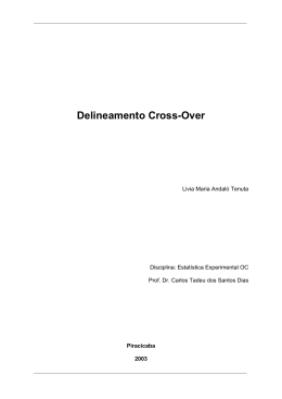Delineamento Cross-Over