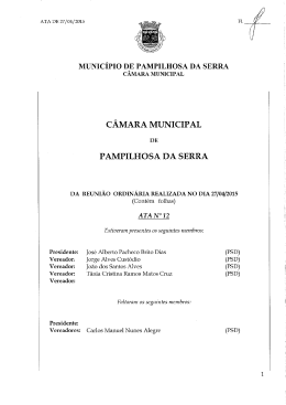 - Câmara Municipal de Pampilhosa da Serra