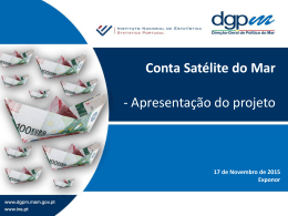 Concei&ccedil;&atilde;o Santos, DGPM e Cristina Ramos, INE