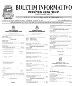BIM n° 325 - Miguel Pereira