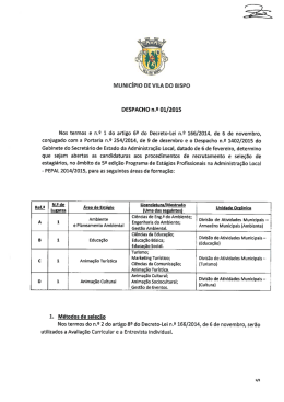 Despacho de Abertura