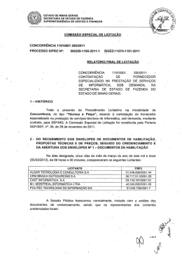 `1 ‹ - Portal de Compras do Estado de Minas Gerais