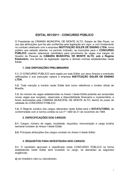 Abertura Edital