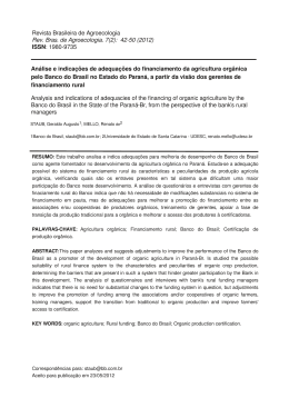 An&aacute;lise e indica&ccedil;&otilde;es de adequa&ccedil;&otilde;es do financiamento da
