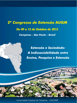 unicamp - ProEx - Universidade Federal de São Carlos