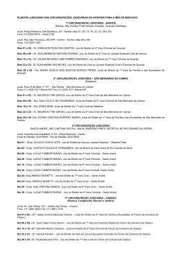plant&atilde;o judici&aacute;rio das circunscri&ccedil;&otilde;es judici&aacute;rias do interior para o