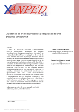 A pot&ecirc;ncia da arte nos processos pedag&oacute;gicos de