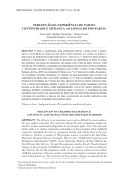 Psicologia, Sa&uacute;de & Doen&ccedil;as_2007