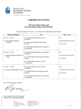 gm oRoEM oos E REvisoREs oFiciAis DE coNTAs