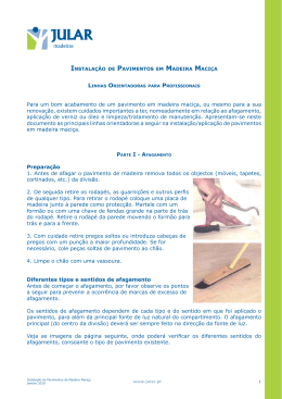 Instala&ccedil;&atilde;o de Pavimentos de Madeira Maci&ccedil;a