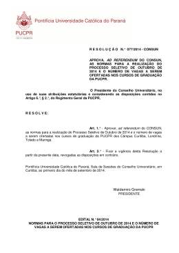 Edital - PUCPR
