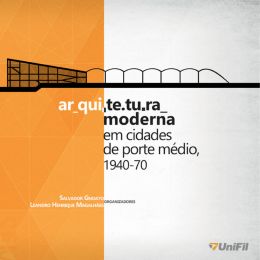 Arquitetura moderna em cidades de porte medio - 2&ordm;