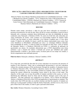 educação a distância sob a ótica dos discentes