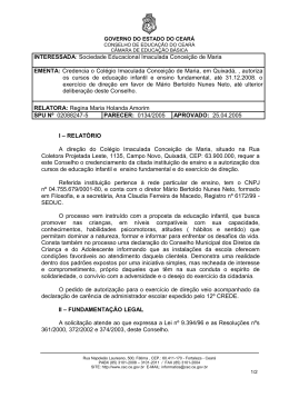 Parecer 0134/2005 - Conselho Estadual de Educação