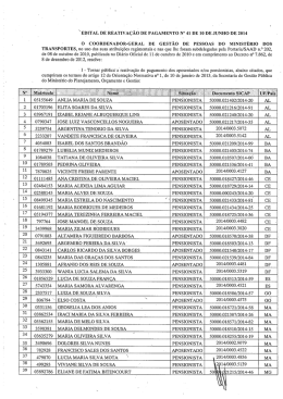 41/2014 - Ministério dos Transportes