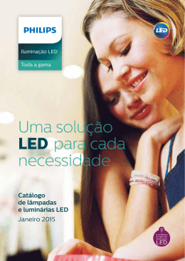 Catálogo de lâmpadas e luminárias LED