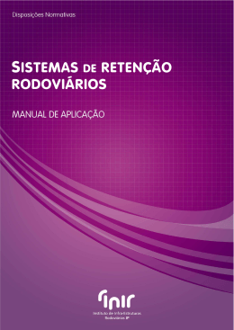 Sistemas de Reten&ccedil;&atilde;o Rodovi&aacute;rios
