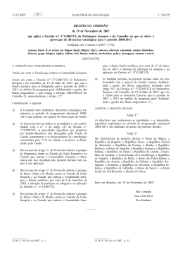 Decisão da Comissão 2007/815/CE