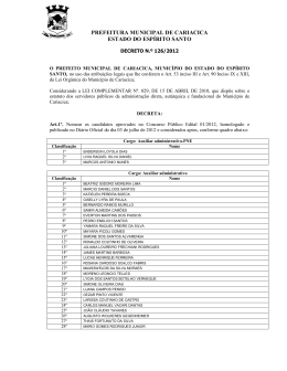 prefeitura municipal de cariacica estado do espírito santo