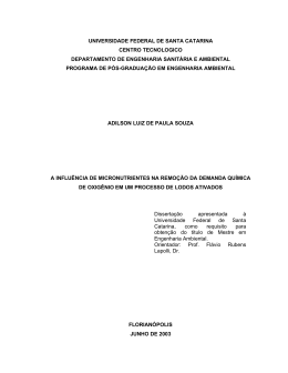 S - Universidade Federal de Santa Catarina