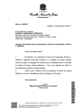 termo de cooperação técnica nº 029/2012