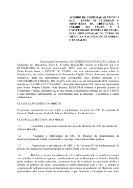ACORDO DE COOPERA&Ccedil;&Atilde;O T&Eacute;CNICA QUE ENTRE