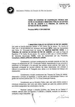 TERMO DE coNv&Ecirc;NIo DE cOOPERA&ccedil;&Atilde;O T&Eacute;cNIcA QuE ENTRE sI