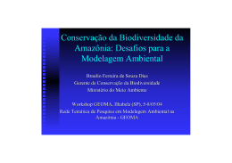 Política Nacional da Biodiversidade