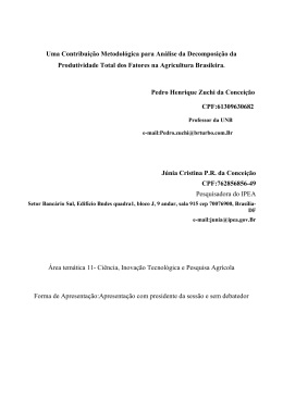 fronteira de produ&ccedil;&atilde;o estoc&aacute;stica e efici&ecirc;ncia t&eacute;cnica na
