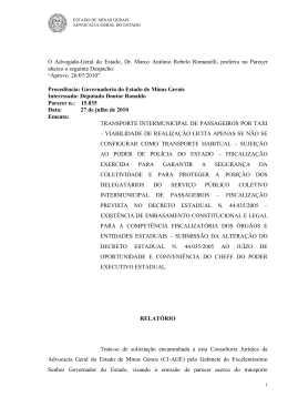 15.035 - Advocacia Geral do Estado de Minas Gerais
