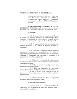 Instrução Normativa N. 008/DGRH/SEA, de 20