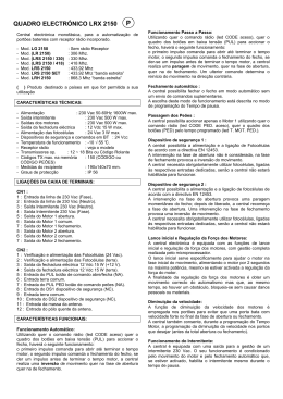 QUADRO ELECTR&Oacute;NICO LRX 2150