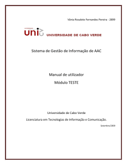 Manual de Utilizadora da Aplicação SGI – AAC