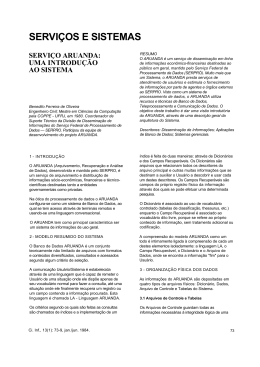 SERVI&Ccedil;OS E SISTEMAS