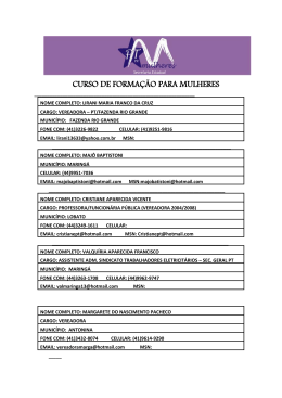 CURSO DE FORMA&Ccedil;&Atilde;O PARA MULHERES