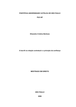 PONTIF&Iacute;CIA UNIVERSIDADE CAT&Oacute;LICA DE S&Atilde;O