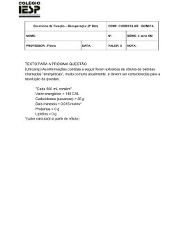 QUEST&Otilde;ES OBJETIVAS