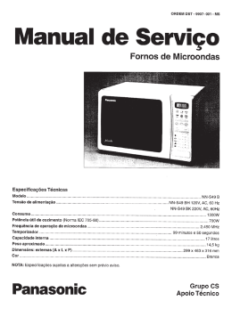 Forno de microondas Panasonic NN-S49