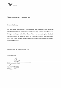 A Marpe Contabilidade e Consultoria Ltda