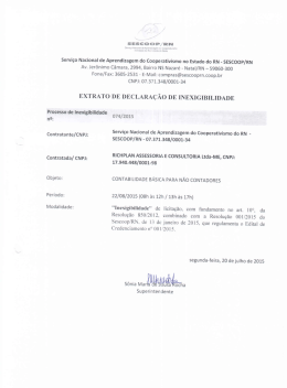 2015 – RICHPLAN ASSESSORIA E CONSULTORIA LTDA