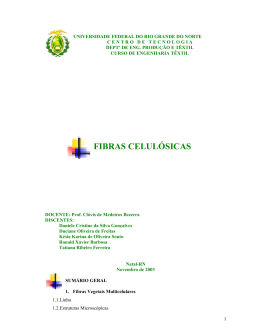 FIBRAS CELUL&Oacute;SICAS - Almanaque do Campo