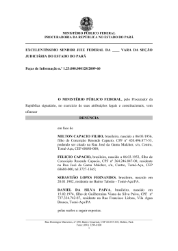 excelent&iacute;ssimo senhor juiz federal da subse&ccedil;&atilde;o judici&aacute;ria de ma