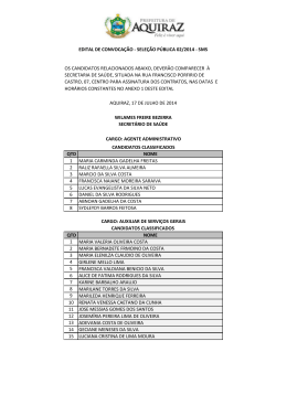 qtd nome 1 maria carminda gadelha freitas 2 raliz rafaella silva