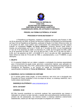 presid&ecirc;ncia da rep&uacute;blica casa civil secretaria de administra&ccedil;&atilde;o