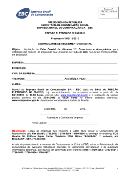 PE 094/2010 - EBC - Empresa Brasil de Comunica&ccedil;&atilde;o
