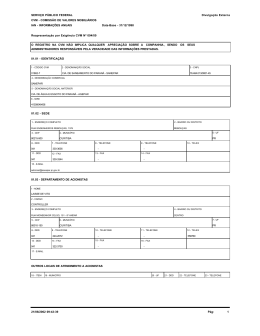 SERVI&Ccedil;O P&Uacute;BLICO FEDERAL CVM - COMISS&Atilde;O DE